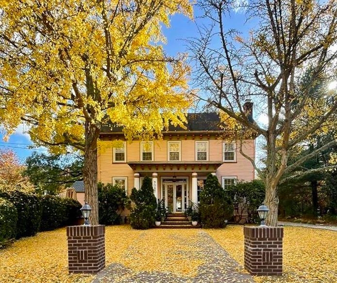 A Historic Victorian Gem in a Charming Village Step into the timeless beauty of this stunning historic Victorian home, nestled in the heart of a picturesque village. This beautifully appointed property seamlessly blends old-world elegance with modern comforts, offering an inviting retreat for those who appreciate architectural character and unique possibilities. Inside, you’ll find four spacious bedrooms and 2.5 baths, complemented by a thoughtfully designed layout that includes a sunroom, living room, dining room, parlor/library, kitchen, and mudroom. Every space exudes warmth and charm, from the intricate woodwork to the rich, historic details that define the home’s character. The landscaped grounds are a true sanctuary, featuring a variety of mature trees, including dogwood, crepe myrtle, a 200-year-old American elm, mulberry, and ginkgo, among others. Thoughtfully installed landscape lighting enhances the beauty of the property, creating a magical ambiance day and night. Beyond the home, this property offers incredible versatility. The inground pool and pool house, enclosed within a fenced area, provide the perfect setting for summer relaxation. The two-car garage boasts a second-story loft and an attached bungalow with hand-hewn beams, making it ideal for a future Airbnb or guest retreat. Adding to its appeal, the property includes a 2,000 sq. ft. separate structure, fully turnkey for a retail business with a grandfathered-in retail license—a rare and valuable feature. Whether you envision a charming boutique, a farm shop, or an artist’s studio, this space offers endless potential. With two driveways for convenience and ample parking, this home is as functional as it is beautiful. Whether you're dreaming of a hobby farm, a thriving retail business, or an Airbnb income stream, 9087 Highland Street offers an unparalleled opportunity to bring your vision to life in a one-of-a-kind historic setting. Don’t miss the chance to own this extraordinary property—schedule your private tour today!