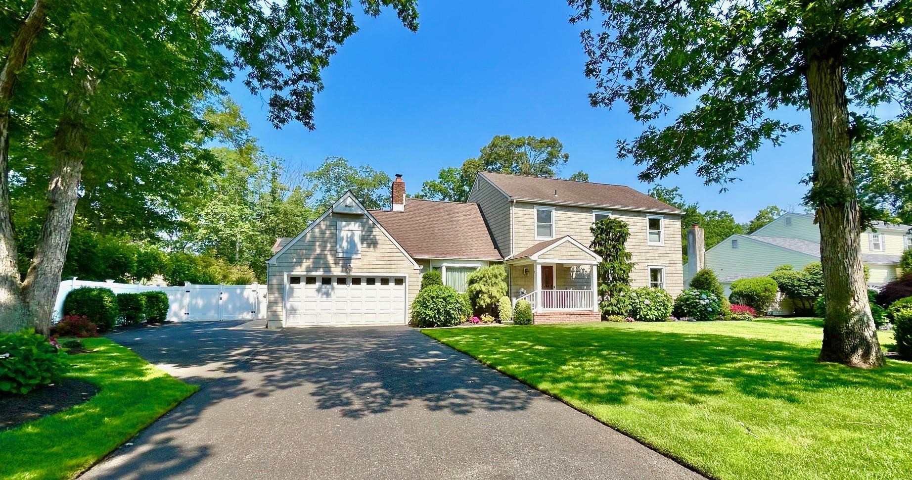 Welcome to your dream home! This exquisite property combines modern elegance with functional design, providing an unparalleled living experience in a quiet residential neighborhood. Perfect for anyone looking for a serene retreat, this house is truly a gem.   It's prime location makes it easy to enjoy both comfort and accessibility.  Imagine the convenience of a spacious 4-car garage, complete with pristine epoxy flooring. This versatile space is not just for parking; it includes a dedicated workshop area, perfect for DIY enthusiasts or hobbyists. Whether you're working on projects or storing your vehicles, this garage meets all your needs. Finished 2nd floor has potential for an “in-law” suite.  Step outside and discover your personal oasis. The stunning heated, in-ground pool is perfect for cooling off on hot summer days, while the convenient access to a full bath and changing area ensures comfort and ease for family and guests alike. The covered dining area invites you to enjoy al fresco meals, while the gas fire pit offers a cozy gathering spot for evenings under the stars.           This home boasts four good sized upstairs bedrooms, providing ample space for family and guests. The primary suite is a true retreat, featuring double closets and a luxurious en-suite bathroom complete with a double vanity and a step-in shower. An additional fully renovated hall bathroom ensures that everyone has access to modern amenities.      The heart of the home is the custom eat-in kitchen, designed for both functionality and style. The seamless flow from the kitchen to dining area and formal living room enhances the space, making it ideal for gatherings and entertaining. The family room with gas fireplace creates a warm and inviting atmosphere, while the oak floors add a touch of elegance throughout the main level, then your sunroom flows to the outside area for more entertaining space.       Don’t miss this opportunity to own a home that truly has it all—luxurious spaces, modern amenities, and an unbeatable location.