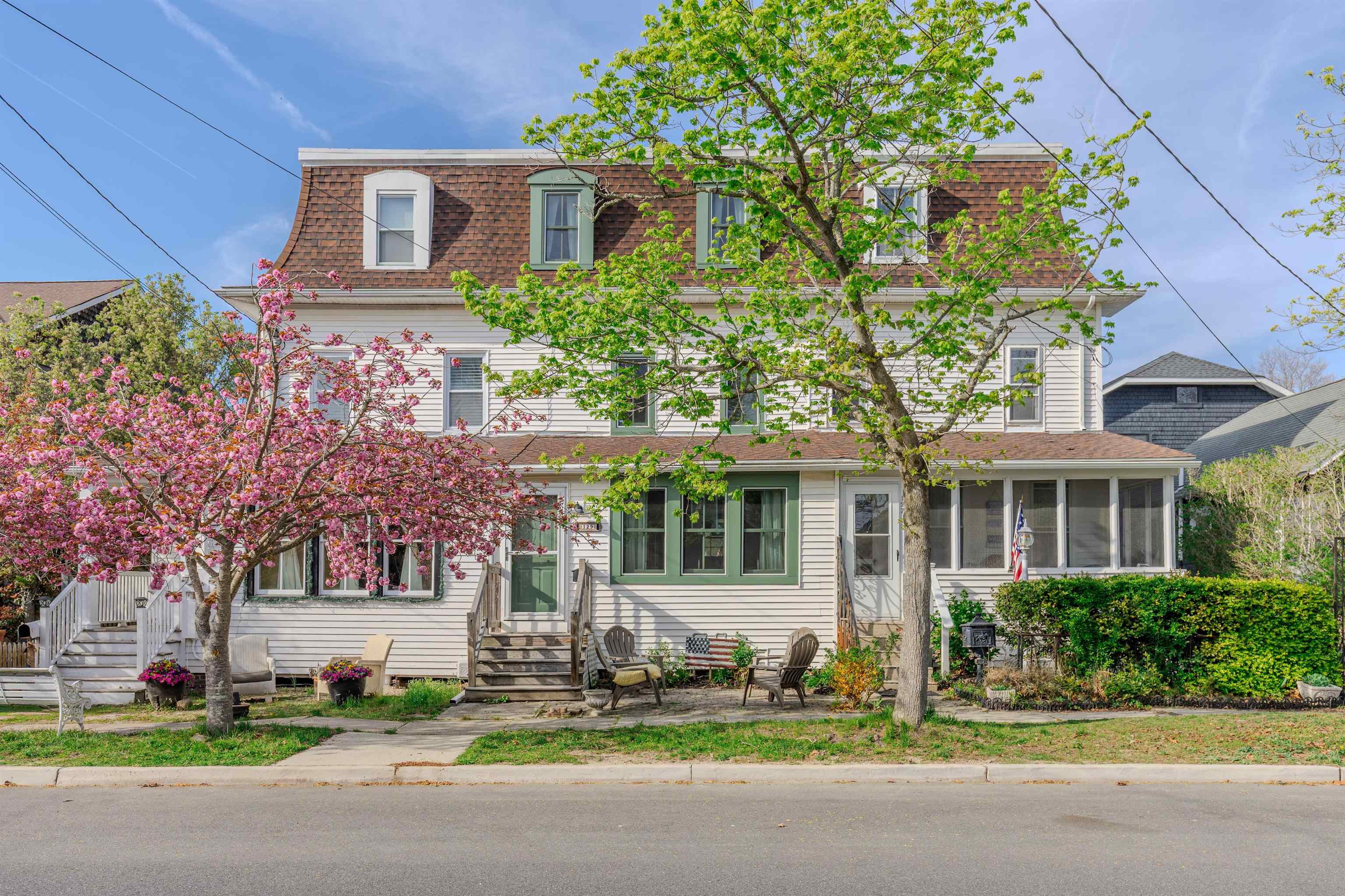 This is the opportunity you've been waiting for-own a spacious, beautifully maintained 5-bedroom, 3-bath home in the heart of West Cape May for under $1 million! Located in prime downtown West Cape May, The Grace House offers timeless architecture in an unbeatable location-just minutes from the beach, shops, and restaurants. Whether you’re looking for a year-round residence, a vacation getaway, or an investment property, this home offers the ideal blend of classic elegance and relaxed coastal living in one of the most picturesque coastal towns. From the original hardwood floors to its high ceilings, every inch of this home tells a story. This elegantly refreshed home exudes a light and airy ambiance, enhanced by crisp, newly painted white walls. Recent upgrades include a newer roof, AC unit, HVAC system, hot water heater, granite countertops, washer/dryer and refrigerator, ensuring both comfort and longevity for years to come. The inviting front porch is perfect for morning coffee or evening gatherings, while the interior features a bright, open layout that flows seamlessly from room to room-ideal for entertaining or making memories with family and friends. With easy access to West Cape May’s renowned boutique shopping, acclaimed dining, and festivals, this is more than just a home-it’s a lifestyle investment. Properties like this are rare, and at this price point, it won’t last long. Home is being sold "As -Is" Home Inspections for informational purposes only.