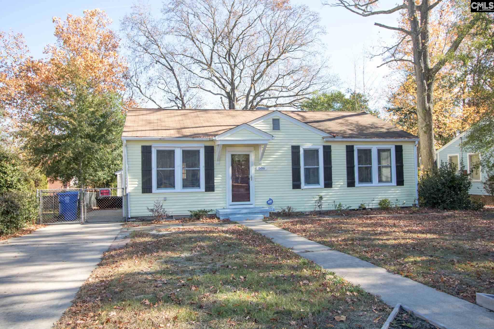 506 Hemphill Columbia, SC 29205