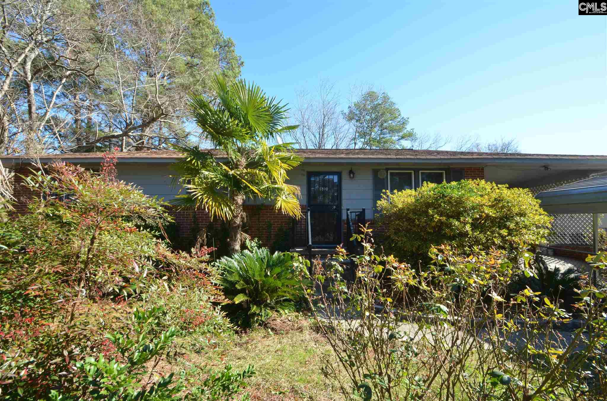 1810 Overhill Columbia, SC 29223