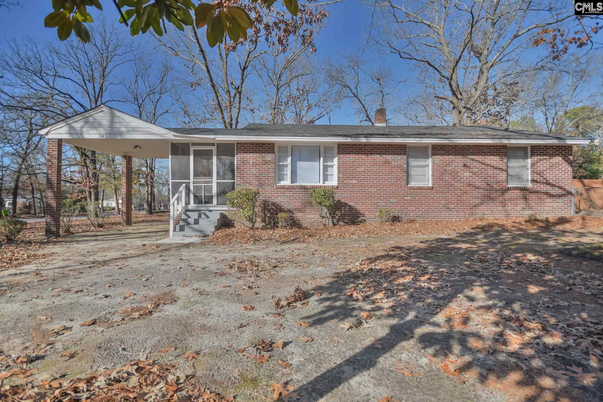 Columbia SC Real Estate 1545 Glendale Columbia SC 29209 MLS 485688