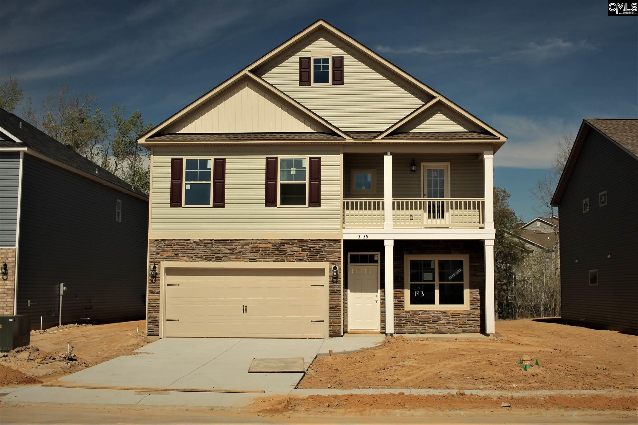 3135 Gedney (lot 193) Blythewood, SC 29016