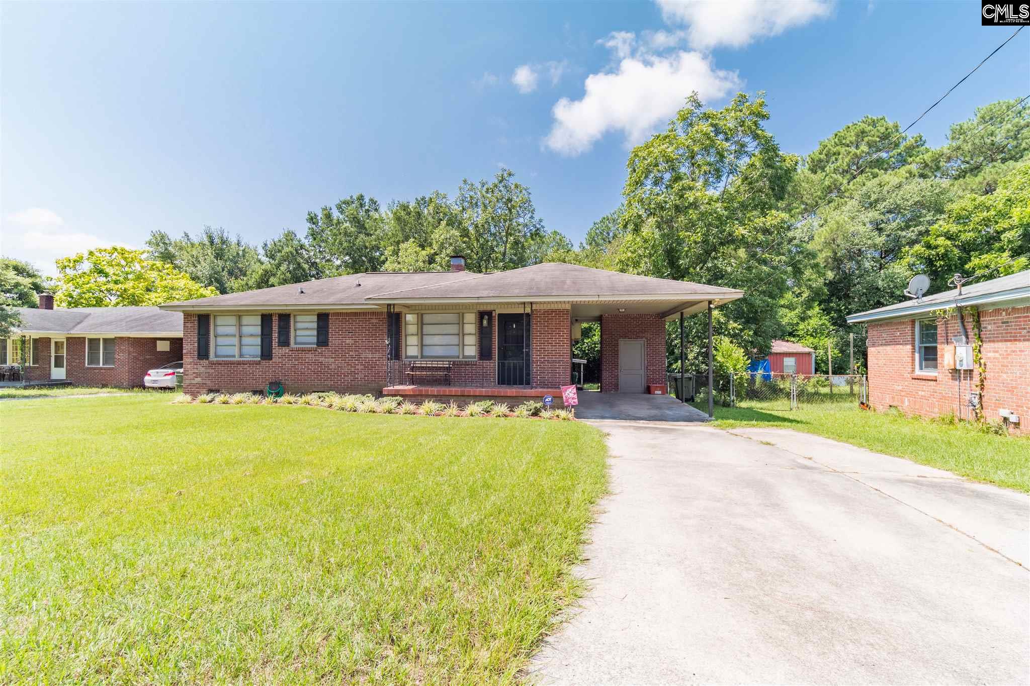 Cayce SC Real Estate 1223 Decatur Cayce SC 29033 MLS 500216