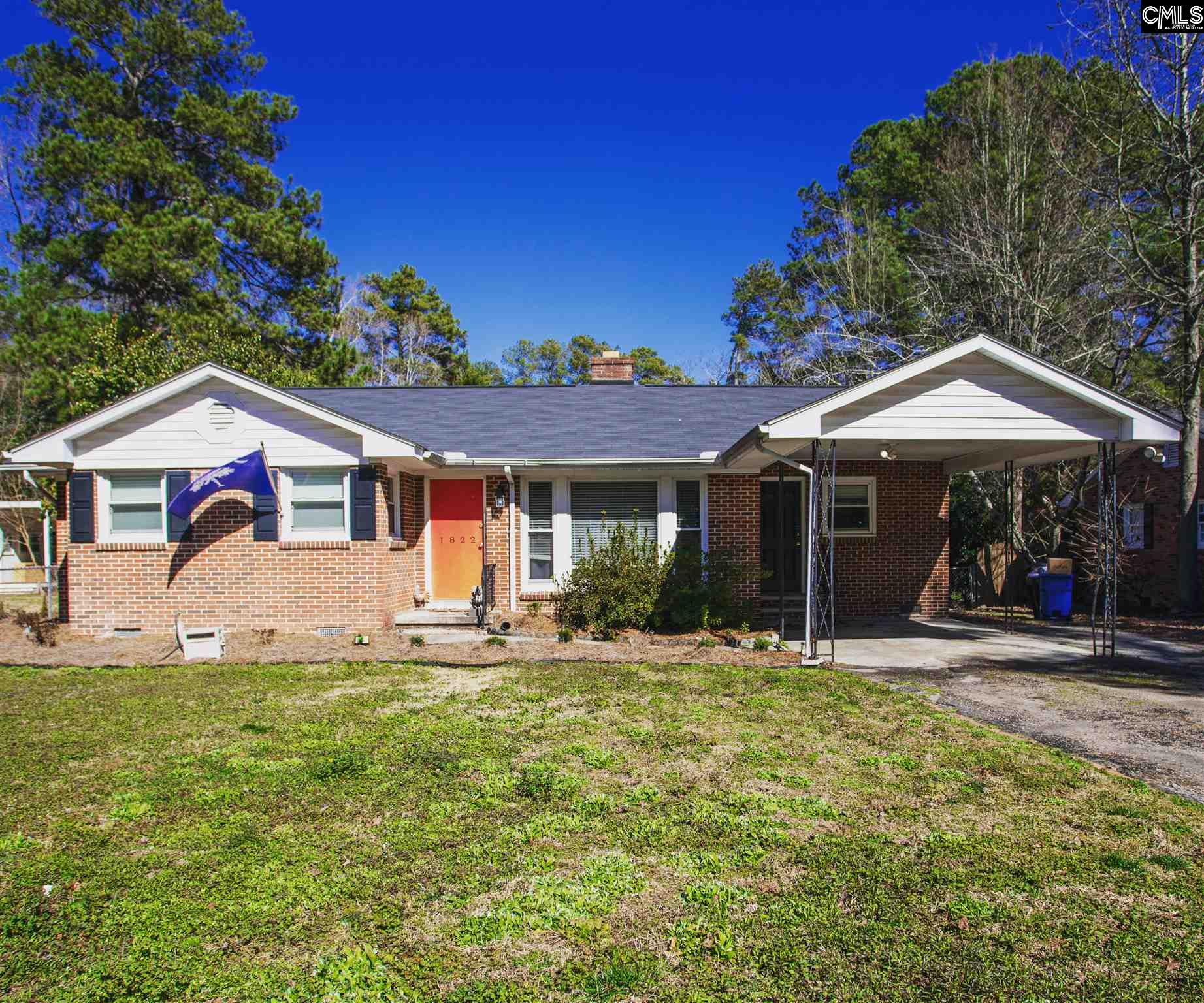 1822 Boyer Drive Columbia, SC 29204