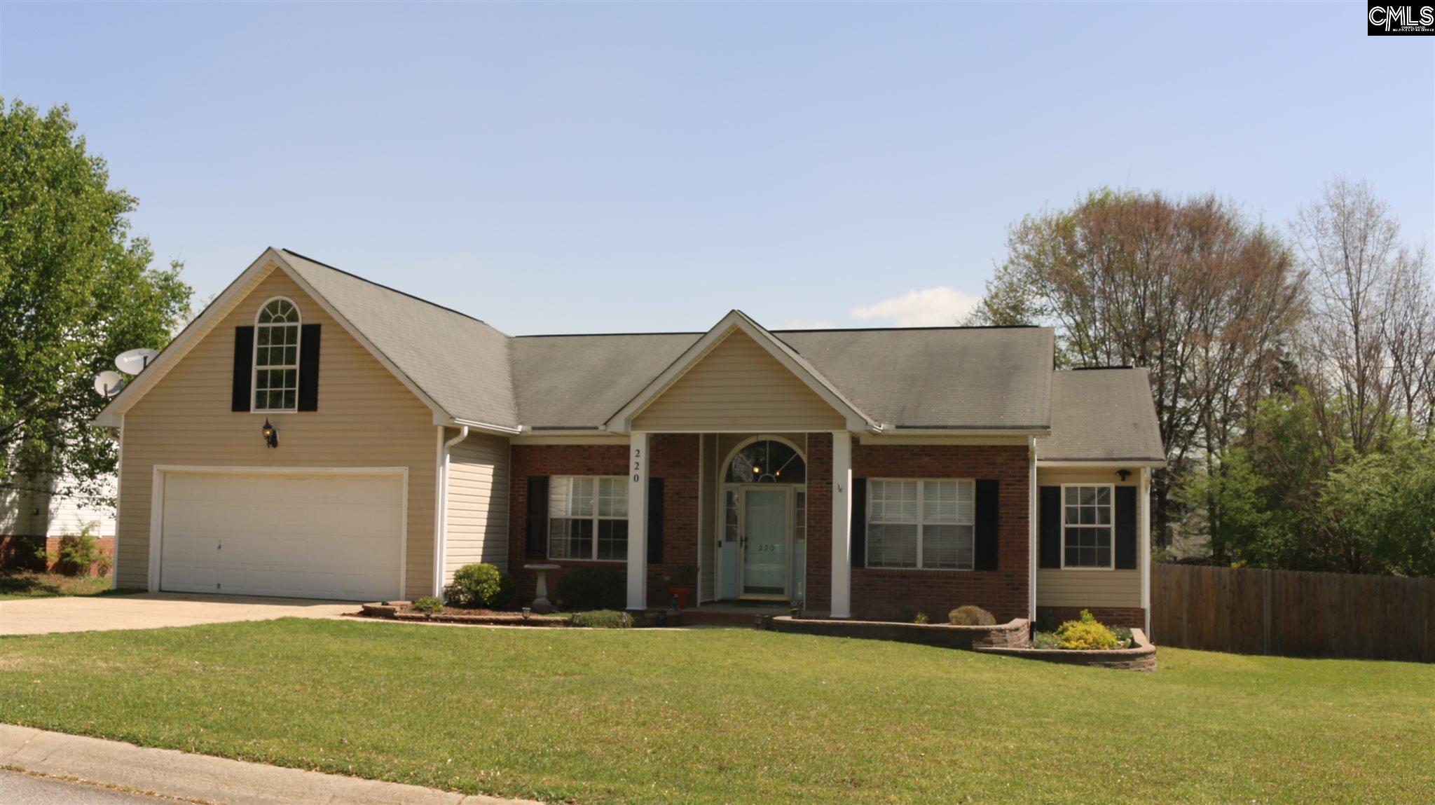 220 Walnut Grove Circle Irmo, SC 29063-9180