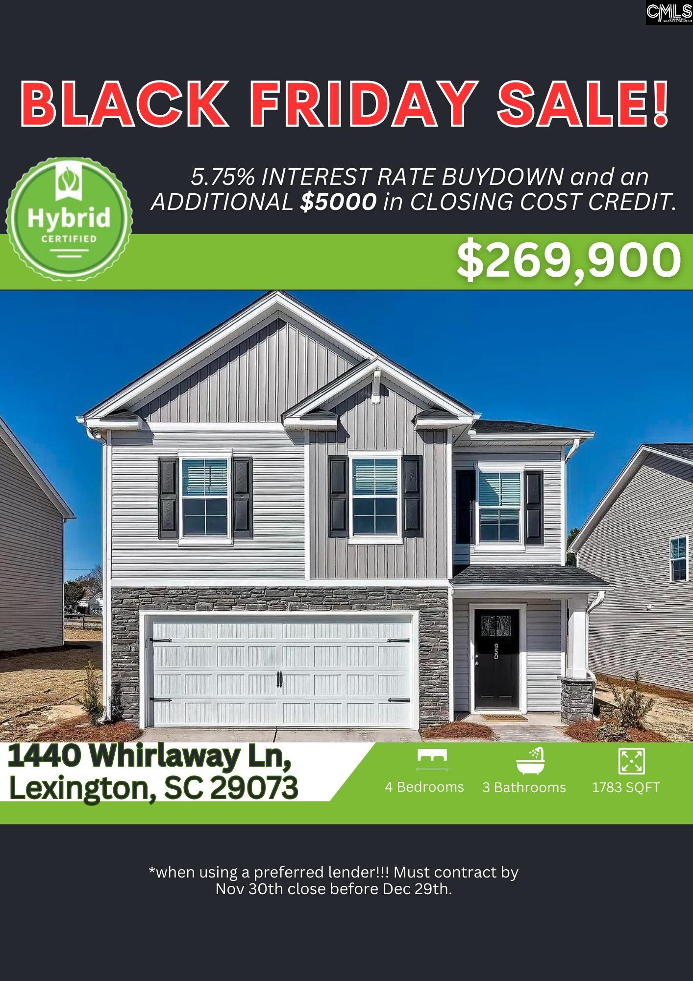 1440 Whirlaway Lane Lexington, SC 29073