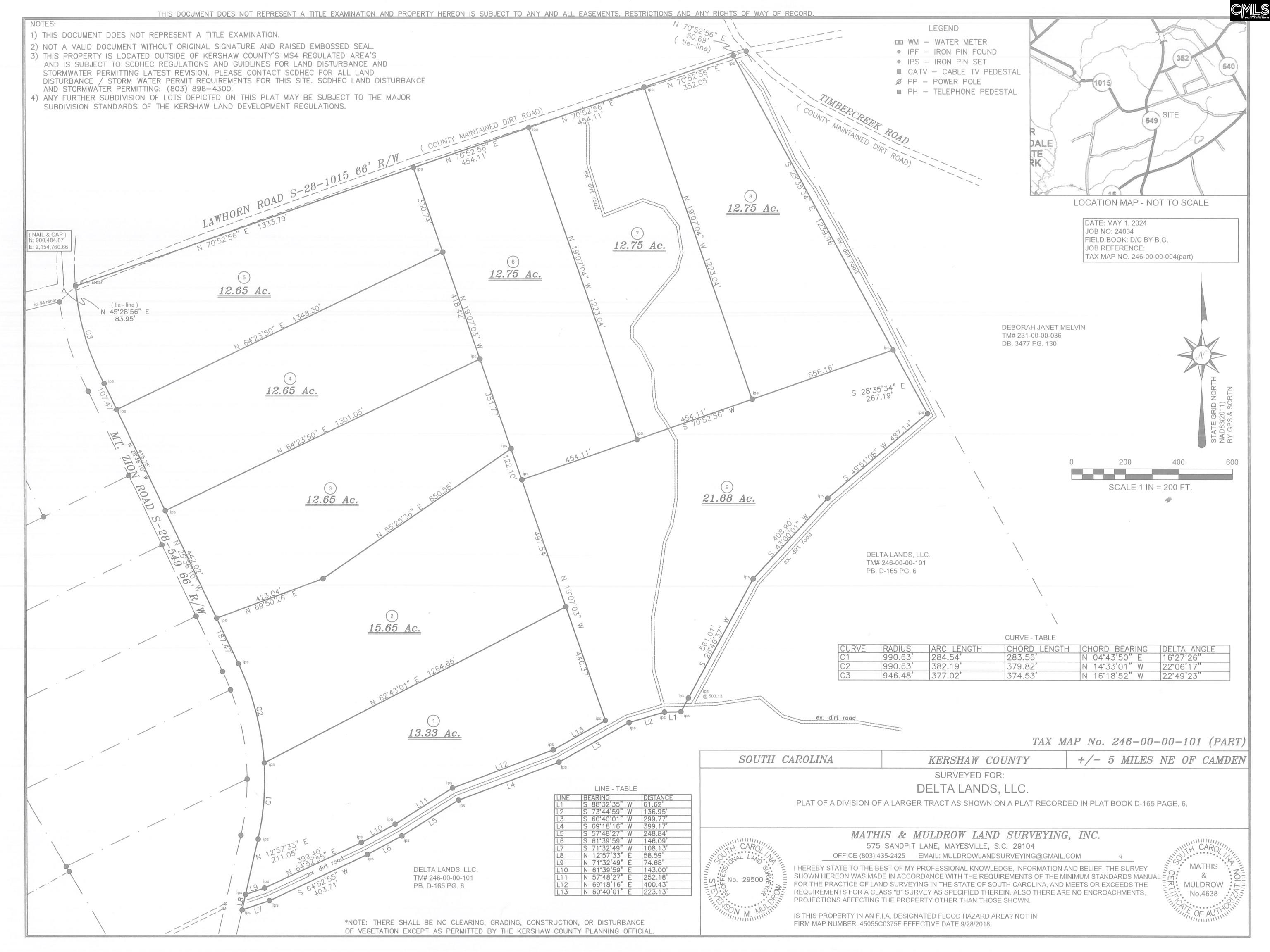 Tract 4 Mt Zion Road UNIT #4 Camden, SC 29020