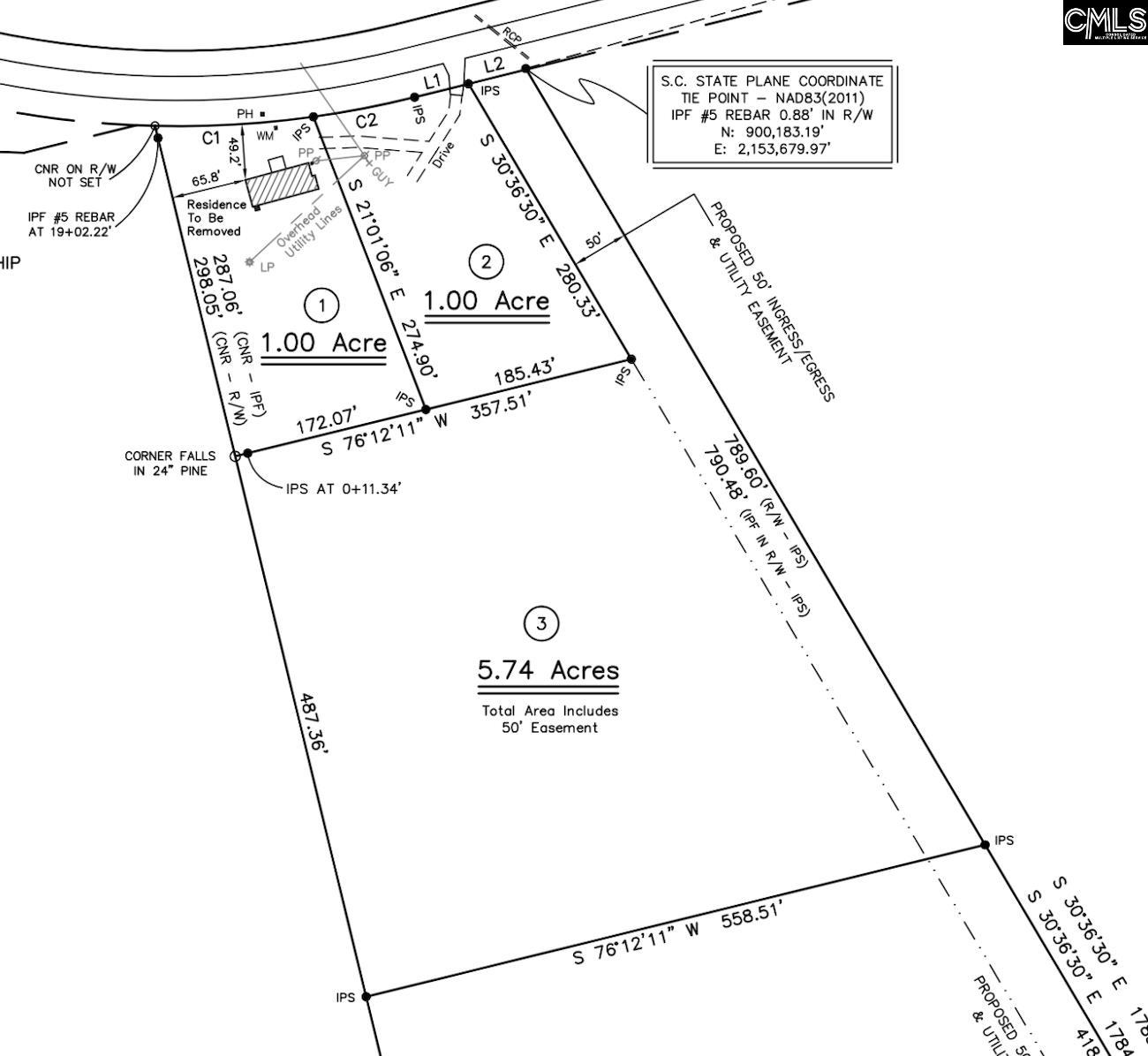 Lot 3 1413 Lawhorn Road Camden, SC 29020