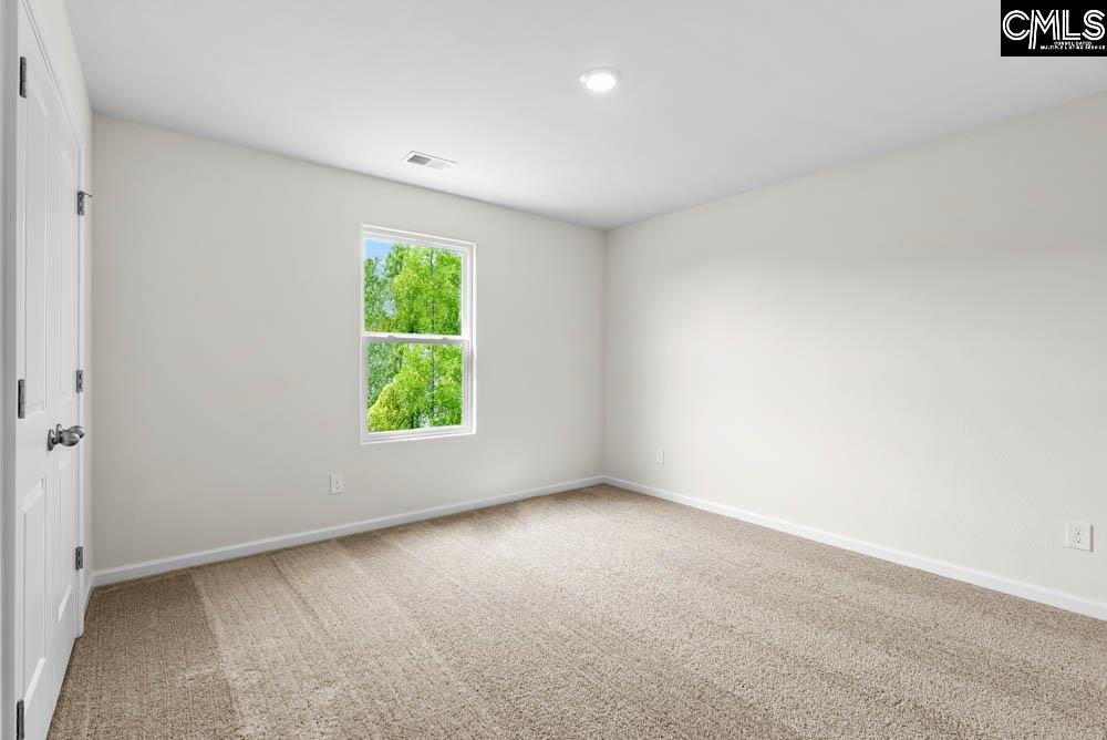 The second bedroom features one window and a private closet.