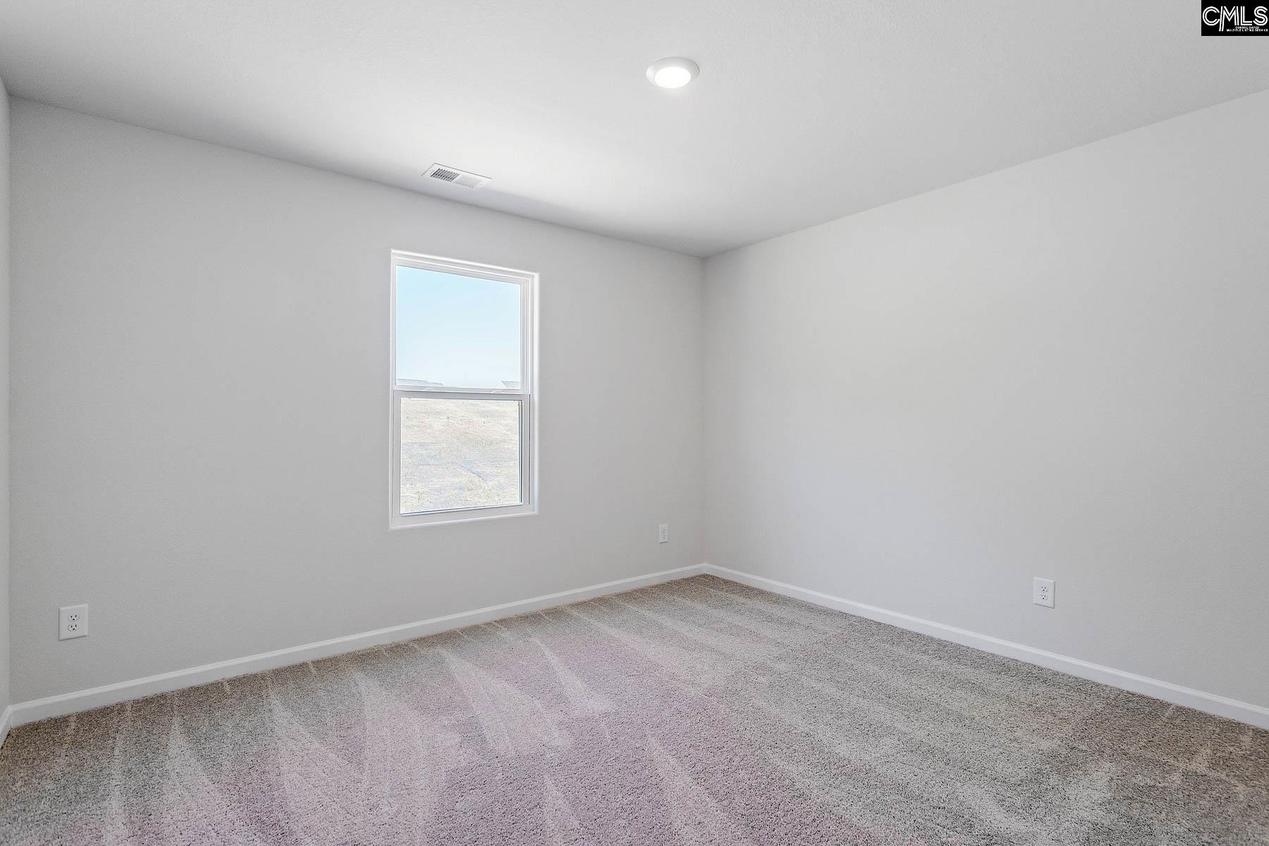 The second bedroom features one window and a private closet.