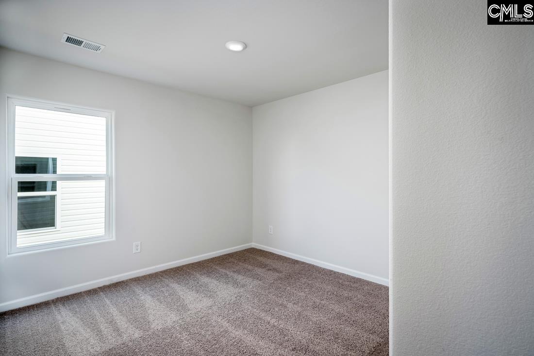 The second bedroom features one window and a private closet.