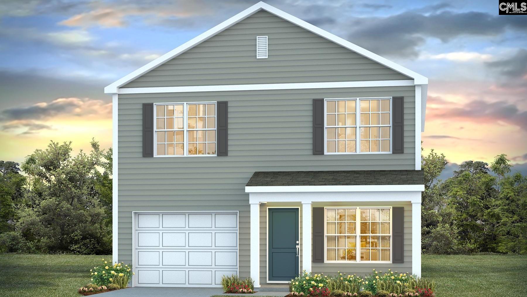 *This rendering is based on the true features and colors of the home, though they may vary slightly.