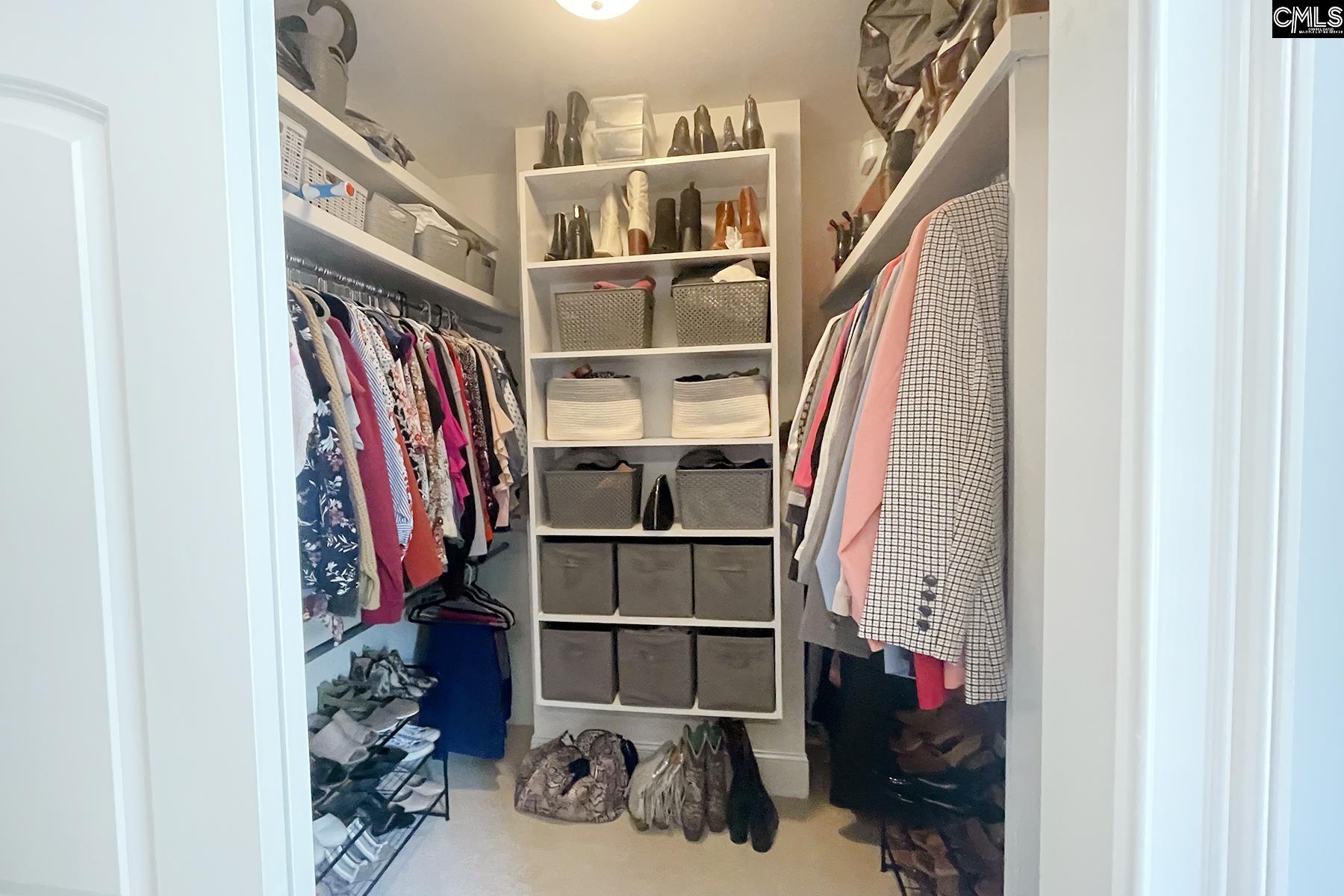 1 or 2 closets -- you can decide who gets the larger one!