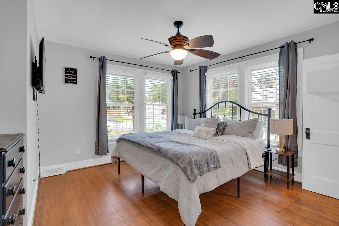 Walk-in closet and private bathroom