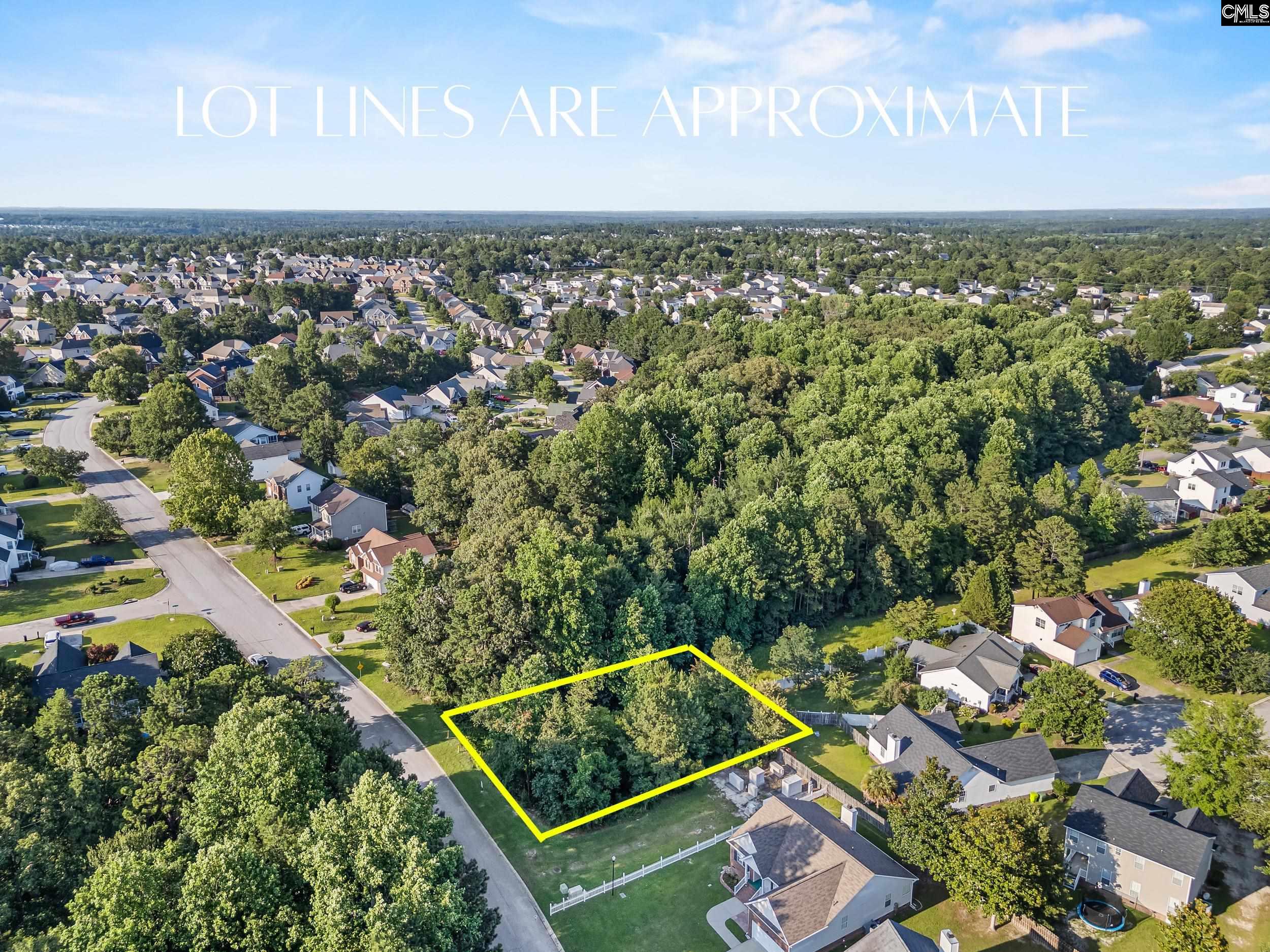 Well-manicured Treelined Lot in Established NE Columbia Community, a Perfect Custom Build Homesite.