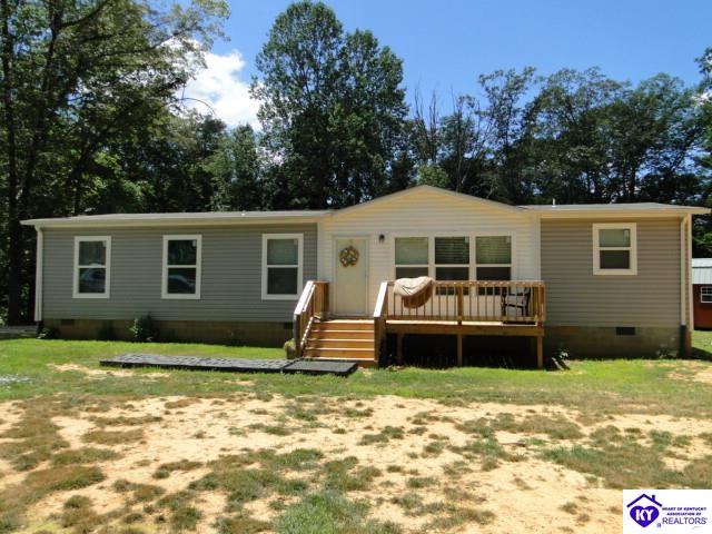 1568 sq. ft. 2020 doublewide 3 bedroom 2 full baths with double vanities, master has separate shower, open concept, deep double sink in kitchen, stove, refrigerator, dishwasher, island, pantry, small above ground pool 12x16 shed, 5x17 front porch, 6x6 back porch, all this on a wooded 7.7 acres