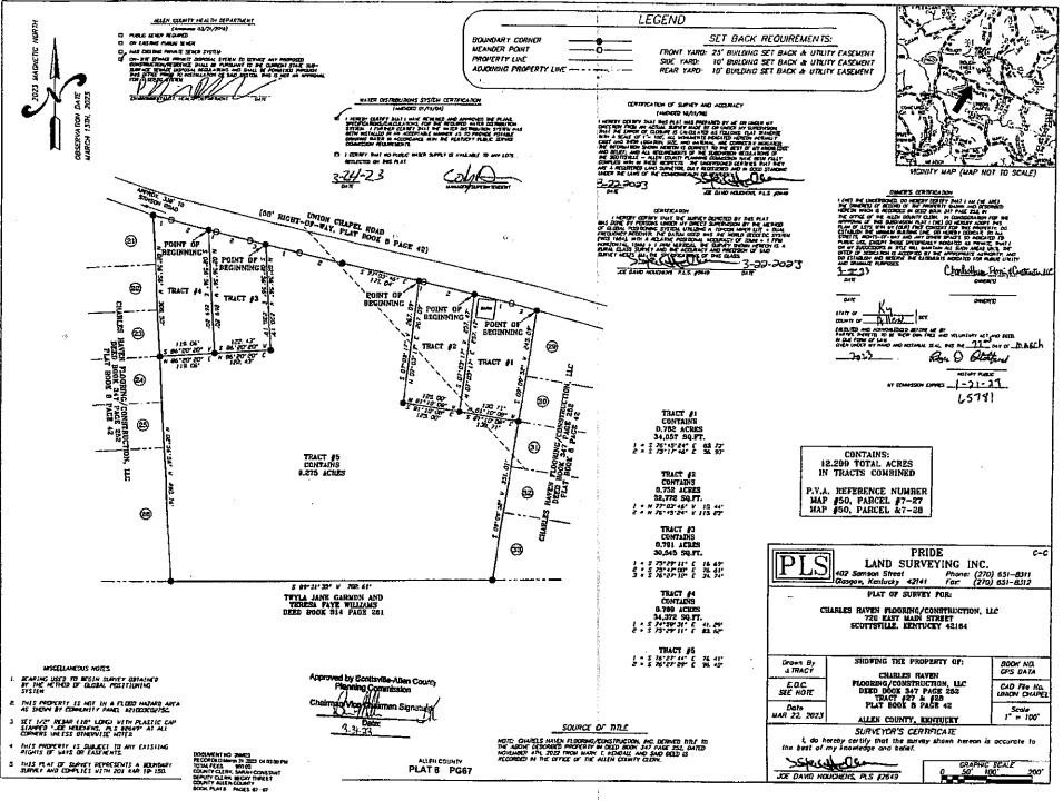 Tract 2 Union Chapel Road, Scottsville, KY 42164