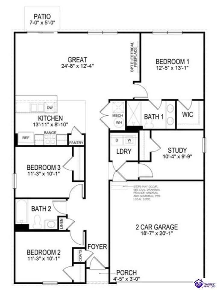 Listing Picture 100 Canyon Street Elizabethtown, KY 42701 MLS HK25001318