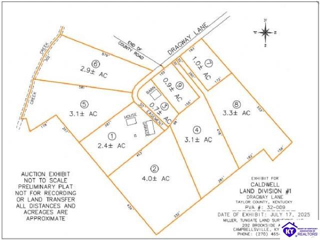 1291 - Tract 2 Dragway LaneCampbellsville, KY 42718