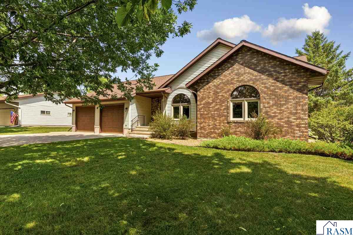This stunning Gaylord property is located on a quiet cul de sac road in a beautiful location! Exterior amenities include a deck with a retractable awning overlooking your spacious backyard, storage shed and a 2 stall attached, headed & insulated garage! Inside you will see the main level provides all necessary living amenities! Primary bedroom is very large with 2 closets. Other main level amenities include laundry closet, 3 season sunroom, den, full bathroom with operate shower/jetted tub, living room with gas burning fireplace and additional bedroom! Lower level has a family room, 3/4 bathroom, non conforming bedroom that can easily be used with the installation of an egress window, and lots of storage space that has ample amounts of potential to be additional finished square footage! Schedule your private showing today!