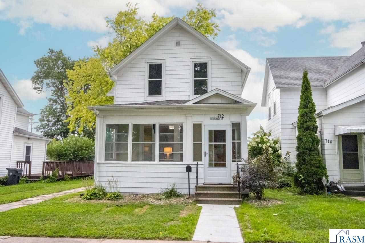 Step into this beautifully refreshed older home nestled right in the heart of Mankato’s beloved Old Town.  Full of character and warmth, this home has been thoughtfully updated to blend classic charm with modern comfort. From the moment you walk in, you'll feel right at home. Fresh paint, stylish finishes, and updated fixtures give this home a bright and welcoming feel. The cozy living space is perfect for relaxing evenings or hosting friends and family. The eat in kitchen features brand-new appliances, so everything is fresh, clean, and ready for you to enjoy from day one. There is a convenient ½ bathroom off the kitchen as well as a purposeful mud room/side porch.  The main level is complete with a formal dining room and spacious bedroom.  The open staircase leads you to the upper level where you will discover 2 generous sized bedrooms and an updated full bathroom.   But the real showstopper? The heated detached garage. Hands down, it’s the best in all of Old Town; spacious, clean, and ready for your projects, storage, or even a dream workshop. It's rare to find something like this in a historic area! Whether you're relaxing on the front porch or enjoying the quiet, tree-lined street, this home wraps you in comfort. It's not just a place to live; it’s a place you’ll love.