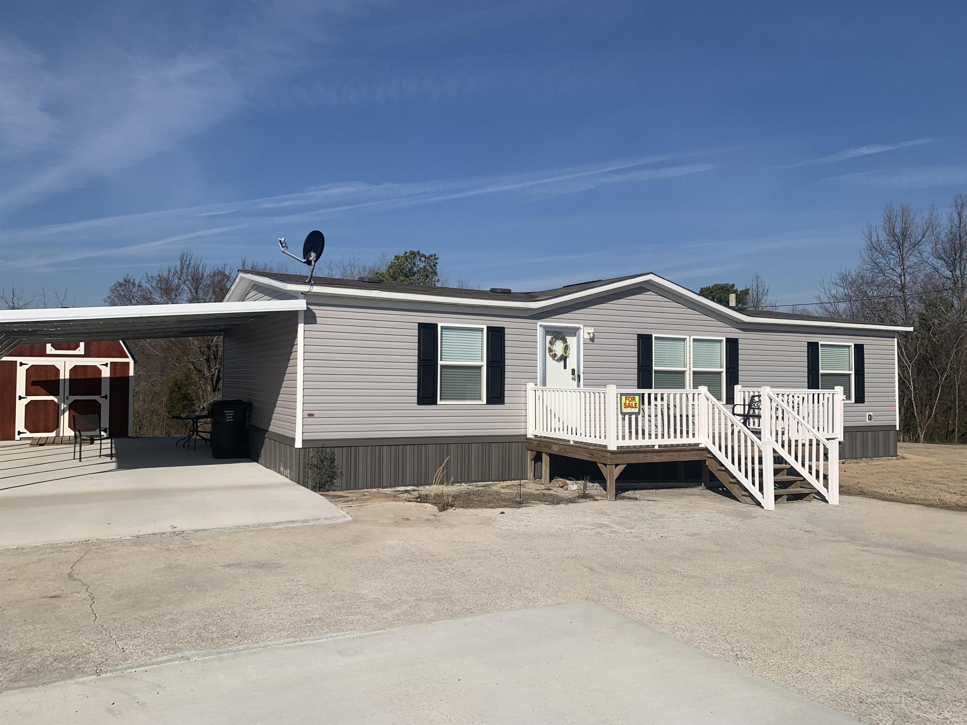 This is a brand new manufactured home sitting on 1.18 acres out in the country.  I must admit this is a gorgeous place with plenty of space  Sitting in a great little country community with the peace and quite your family has been searching for.  If you or anyone you know is looking for a nice home this one is it.  Call us today for your private showing.