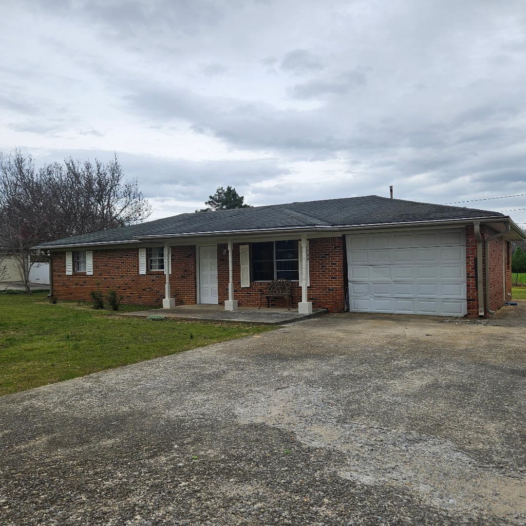 This 3-bedroom 2 bath brick home conveniently situated in Russellville city limits and very close to Hwy 43.  Level front and back yard.  Inoperable inground pool that can be filled in or fixed.  Call today for your showing.