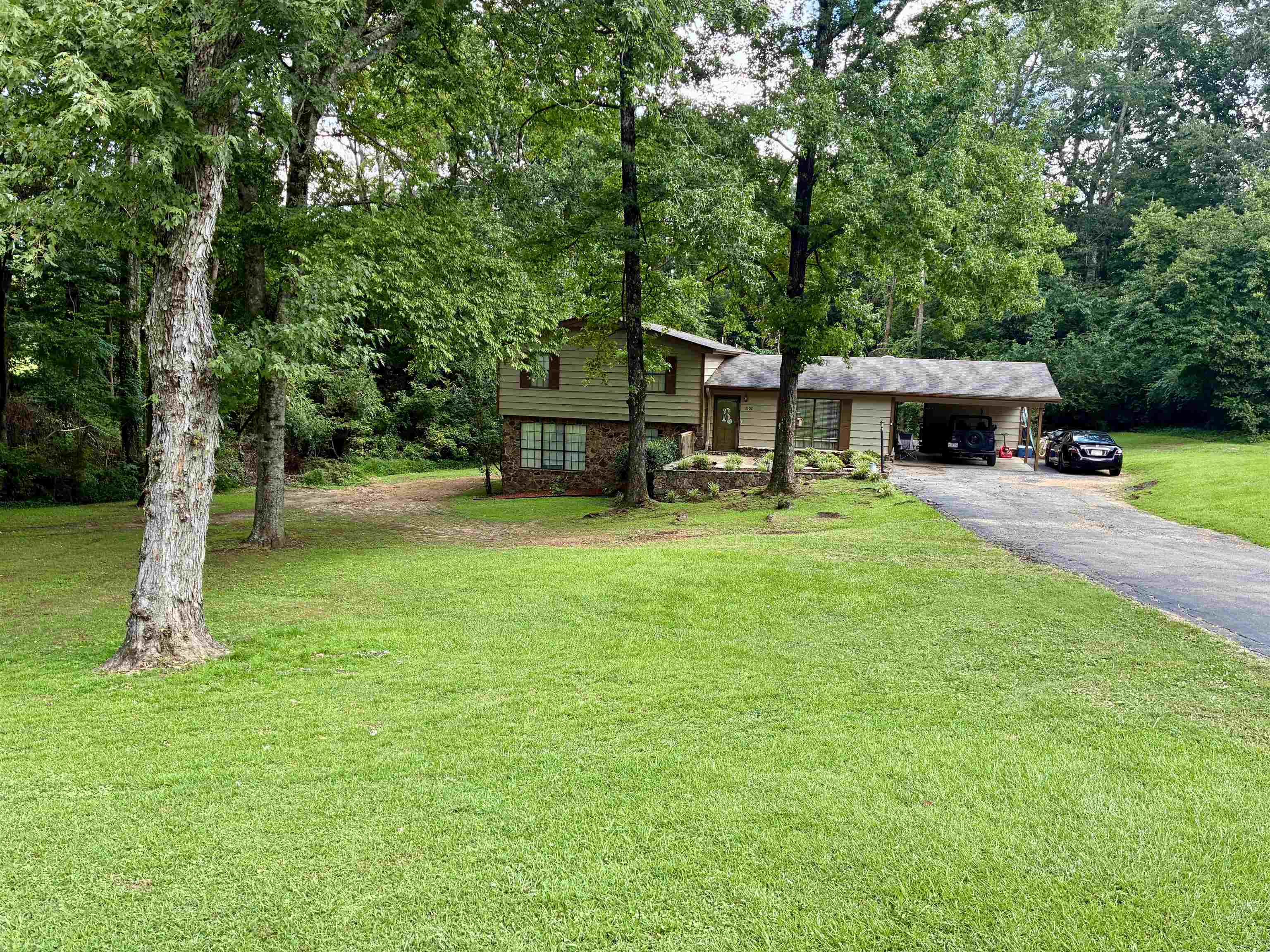 Discover the perfect blend of space, comfort, and convenience in this beautuiully maintained 4 bedroom, 2 bath split-level home located within the city limits.  Upstairs features 3 bedrooms and 1 full bath, including a master bedroom with it's own private balcony, a peaceful retreat to enjoy your morning coffee.  The eat-in kitchen has ample counter and cabinet space.  It opens to a back deck, ideal for grilling and entertaining, with access to the private backyard.
Downstairs offers even more flexibility with a fourth bedroom, second full bath and plenty of bonus space, including a dedicated office, laundry room and a man cave perfect for hobbies, game nights, or relaxing with friends.  This home has something for everyone and offers the space you need with the city convenience you want.  Schedule your private tour today.